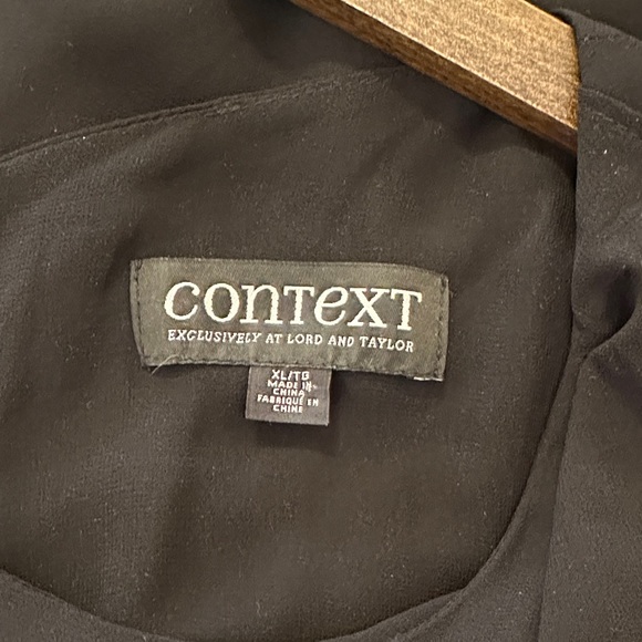 Lord & Taylor Elegant Black Sleeveless Sheer Tank - Picture 4 of 4